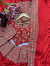 Rajkumari Crimson Saree