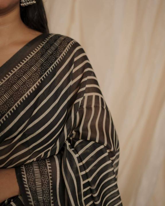 Premium Chanderi Cotton Saree for Women