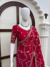 Zarina Crimson Saree