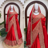 Rajkumari Crimson Saree