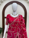Zarina Crimson Saree