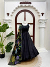 Ebony Blossom Gown