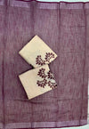 Moonlit Orchid Cotton Saree