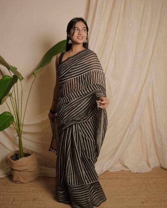Premium Chanderi Cotton Saree for Women