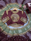 Royal Raisin Elegance Saree