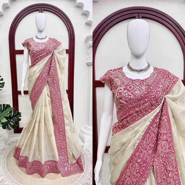 Meher Ivory Saree