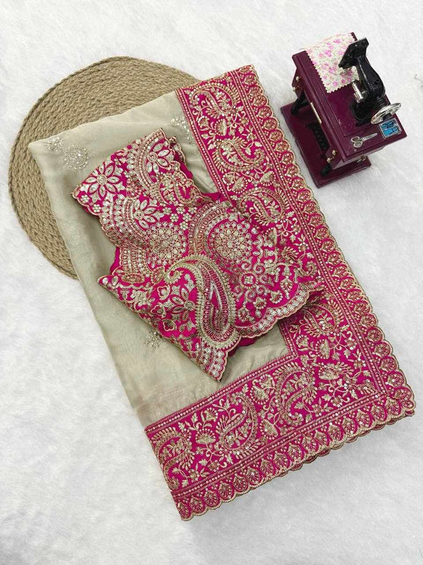 Meher Ivory Saree