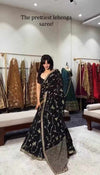Black Pearl Elegance Lehenga