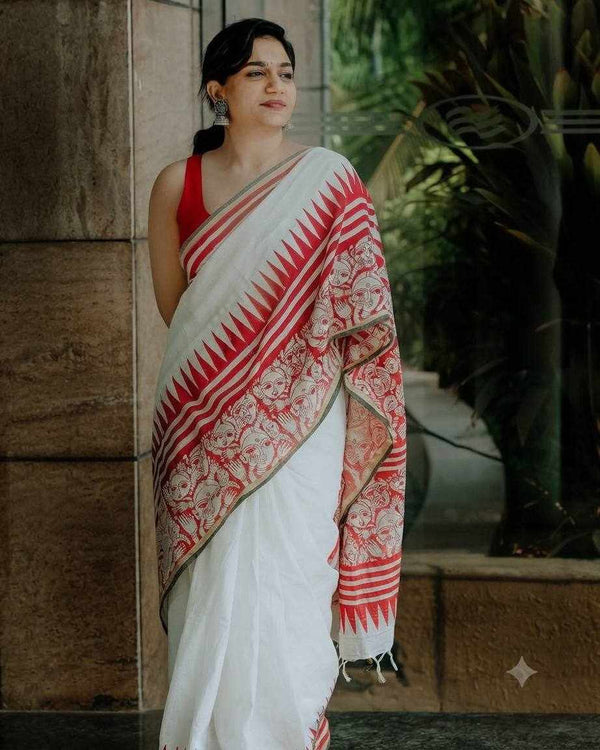 Premium Exclusive Doll Design Printed Saree for Women | Traditional Ethnic Wear for Festive & Party Occasions |