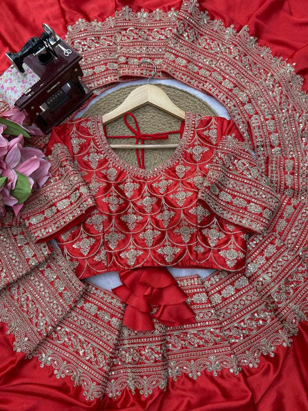 Rajkumari Crimson Saree