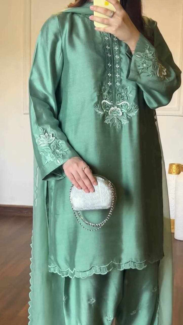 Mint Elegance Suit Set