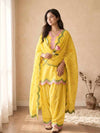 White Pink Cotton Suit Set for Women | Kurta Palazzo Dupatta
