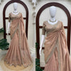 Celestial Champagne Saree