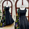Ebony Blossom Gown