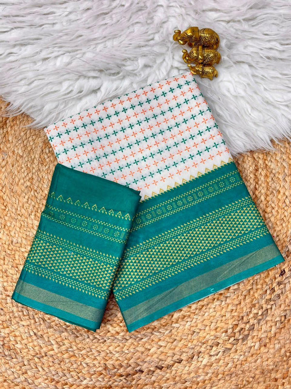Mul Cotton Printed Saree for Women | Lightweight & Elegant Cotton Saree