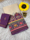 Multicolor Floral Printed Mul Cotton Saree | Elegant Traditional Print Saree for Women
