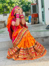 Heavy Bandhani Saree for Women | Traditional Designer Bandhej Saree with Rich Embroidered Border