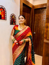 Kanjivaram Silk Saree for Women | Traditional Designer Silk Saree with Rich Woven Border