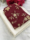 Rangoli Crush Saree for Women | Elegant Solid Saree with Designer Printed Blouse