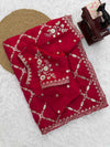 Zarina Crimson Saree
