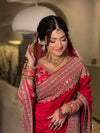Rajkumari Crimson Saree