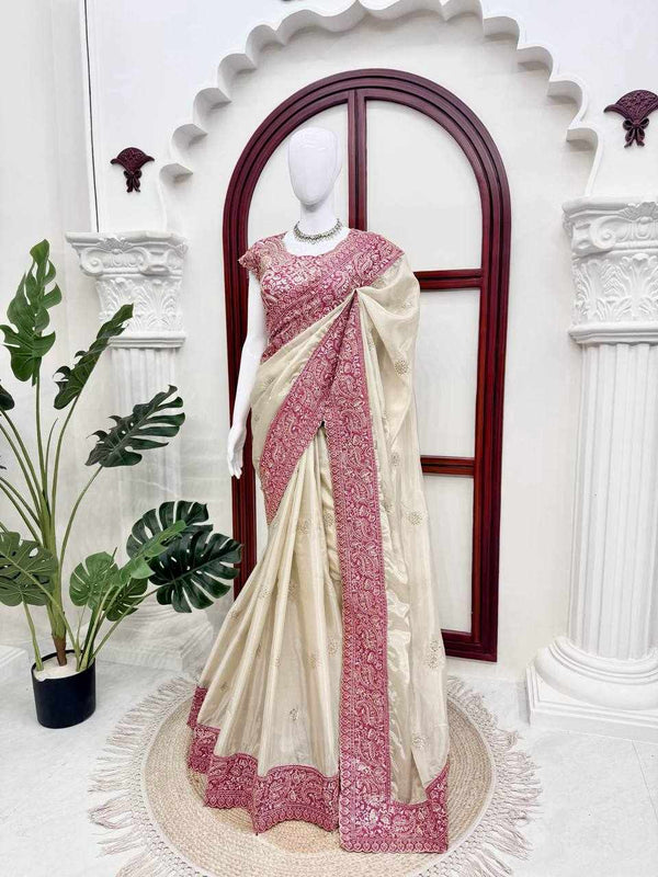 Meher Ivory Saree