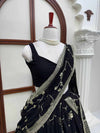 Black Pearl Elegance Lehenga