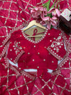 Zarina Crimson Saree