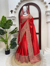 Rajkumari Crimson Saree