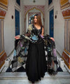 Ebony Blossom Gown