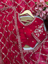 Zarina Crimson Saree