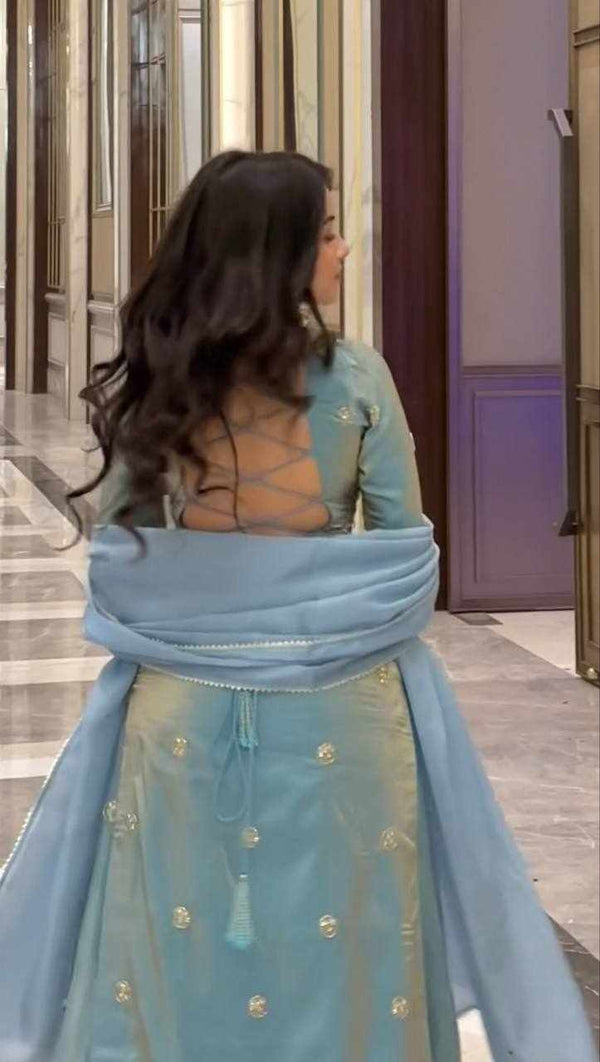 Luxury Embroidered Sharara Set