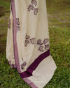 Moonlit Orchid Cotton Saree