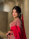 Rajkumari Crimson Saree