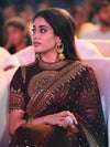 Royal Raisin Elegance Saree