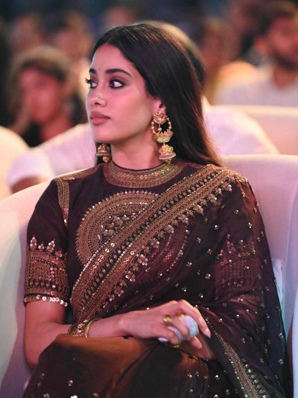 Royal Raisin Elegance Saree