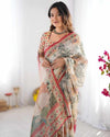 Premium Exclusive Flower Design Cotton Saree for Women