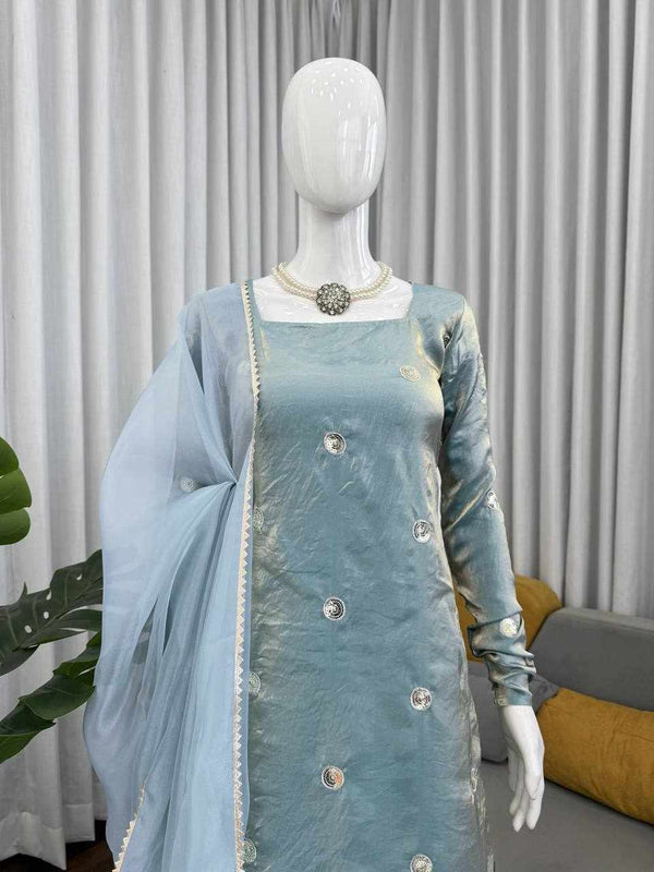 Luxury Embroidered Sharara Set