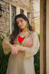 Premium Beige Silk Suit for Women | Designer Ethnic Wear