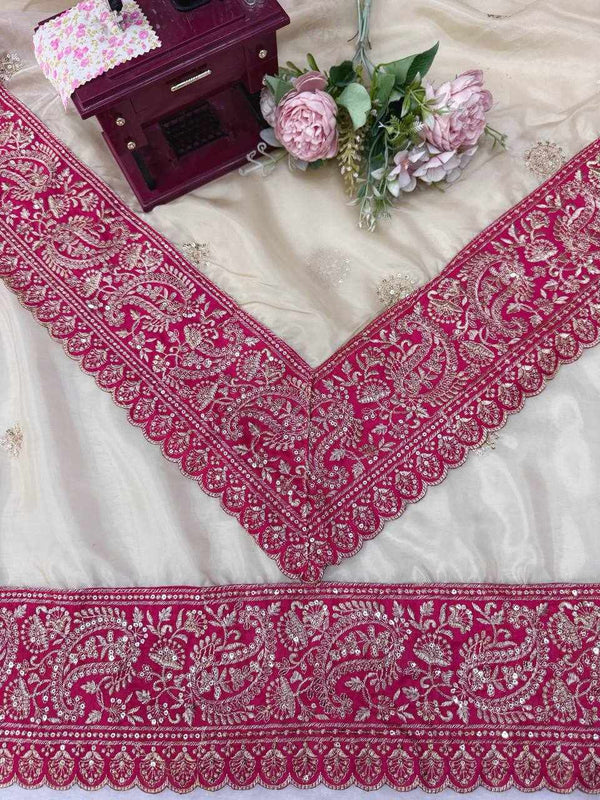 Meher Ivory Saree