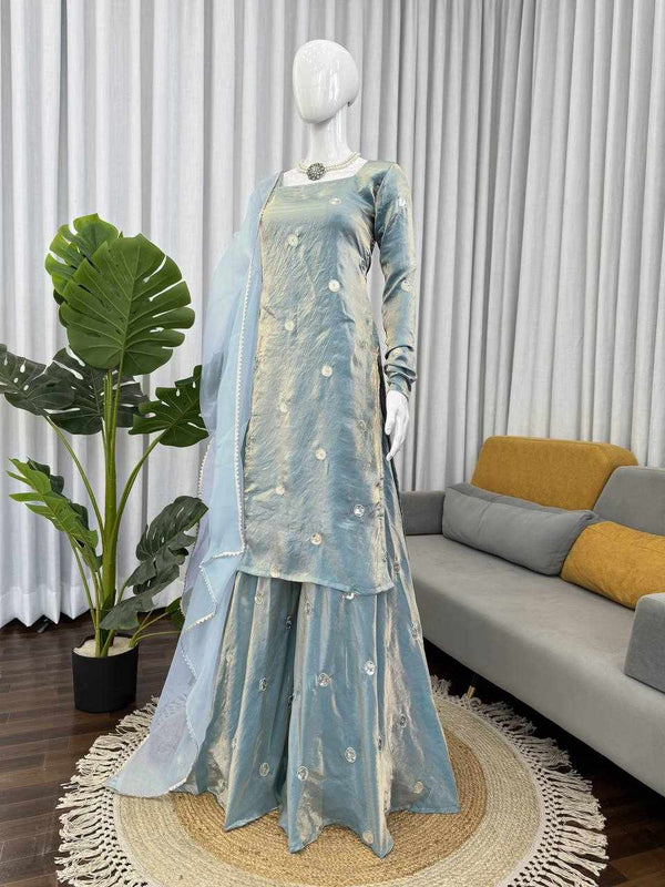 Luxury Embroidered Sharara Set