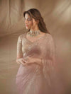 Celestial Champagne Saree