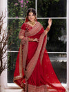Rajkumari Crimson Saree