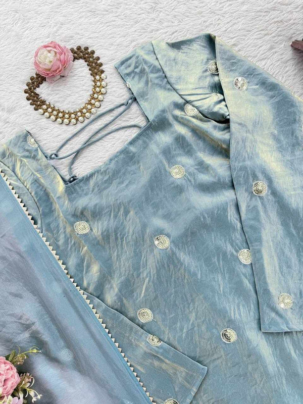 Luxury Embroidered Sharara Set