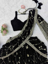 Black Pearl Elegance Lehenga
