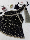 Black Pearl Elegance Lehenga