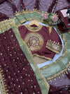 Royal Raisin Elegance Saree