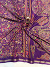 Tussar Silk Printed Saree with Peacock & Floral Motifs | Designer Ethnic Saree for Women