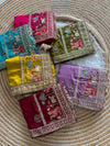 Vichitra Silk Embroidered Saree for Women | Designer Silk Saree with Embroidery Border