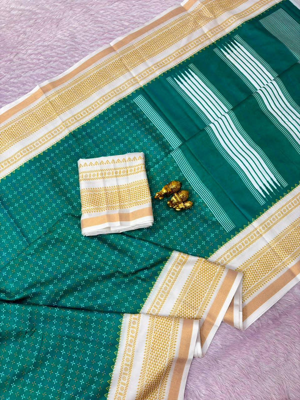 Mul Cotton Printed Saree for Women | Lightweight & Elegant Cotton Saree